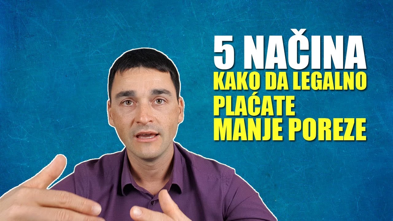 5 načina kako da legalno plaćate manje poreze