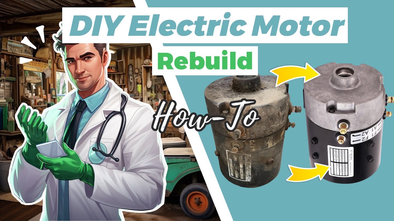 DIY Golf Cart Electric Motor Rebuild How-To