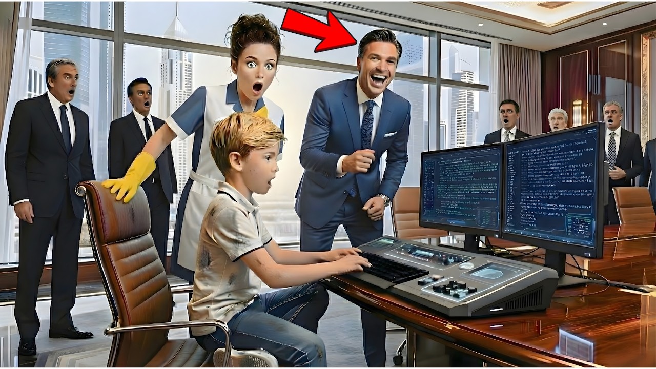 “I CAN FIX THIS” — THE MILLIONAIRE LAUGHS, BUT THE MAID'S SON SOLVES IT IN SECONDS