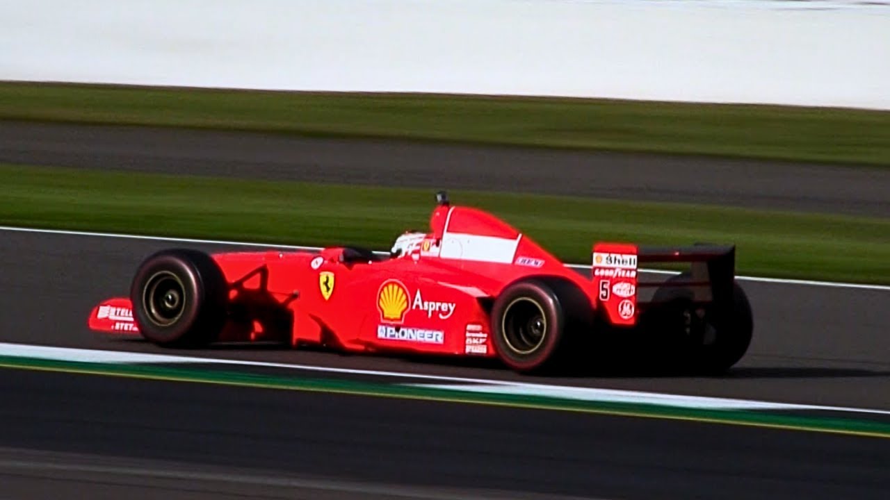 1997 Ferrari F310B Screams at Silverstone - 3.0L F1 V10 Sound