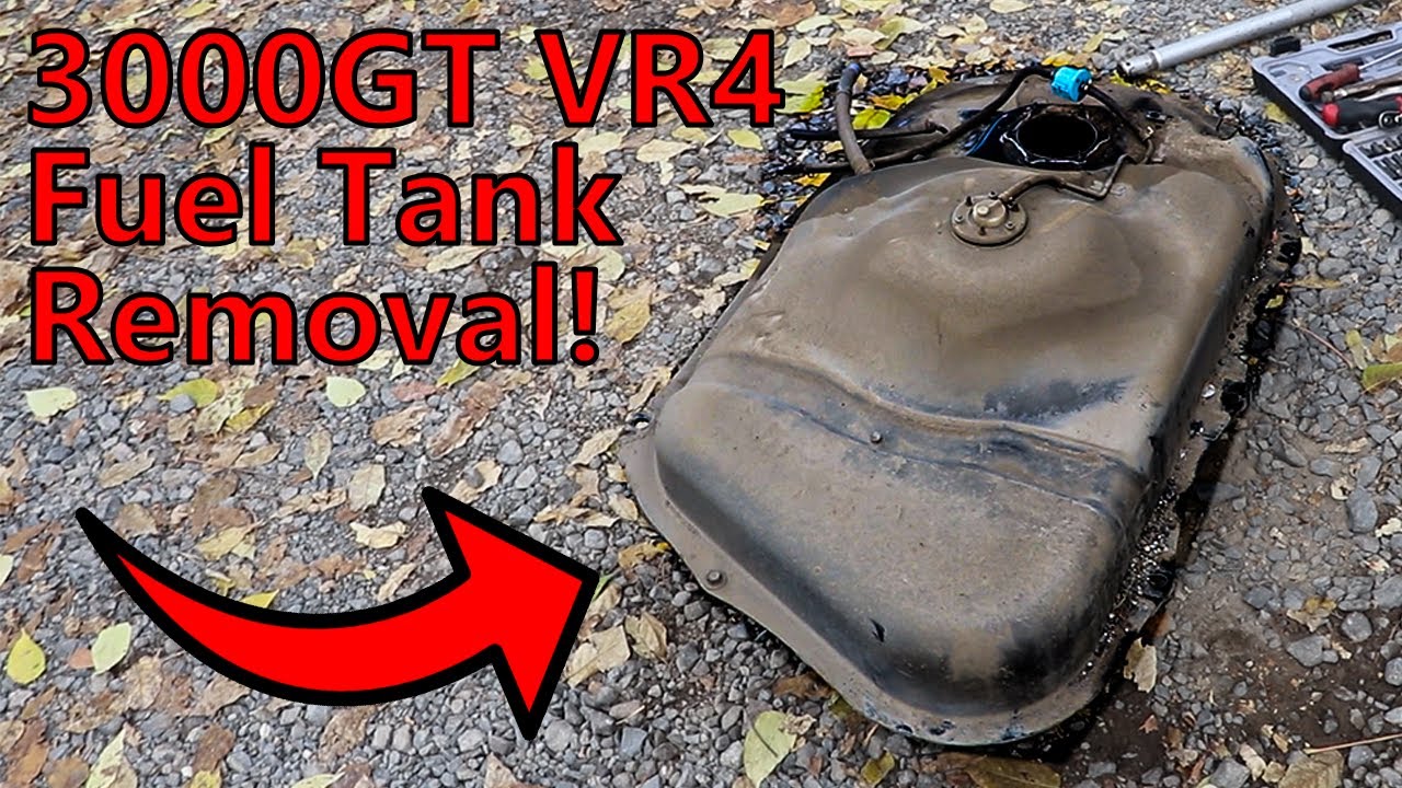 3000GT VR4 Fuel Tank Removal (Rusted Tank!)