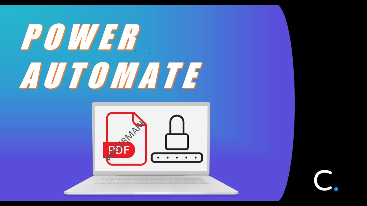 How to Protect PDF Documents with a Watermark and Password in Power Automate