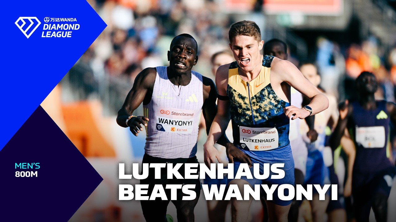 Cooper Lutkenhaus BEATS Emmanuel Wanyonyi in dramatic Oslo 800m - Wanda Diamond League 2026