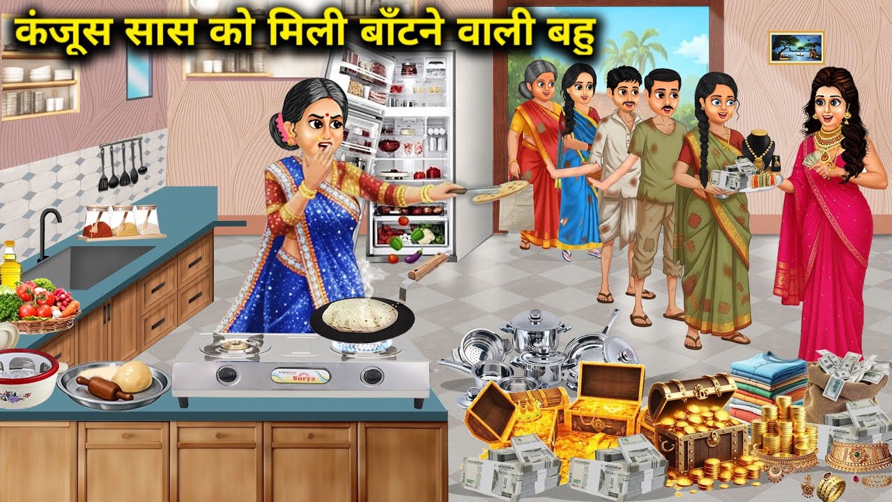 कंजूस सास को मिली बाँटने वाली बहु | A Miserly Mother-In-Law Gets A Sharing Daughter-In-Law