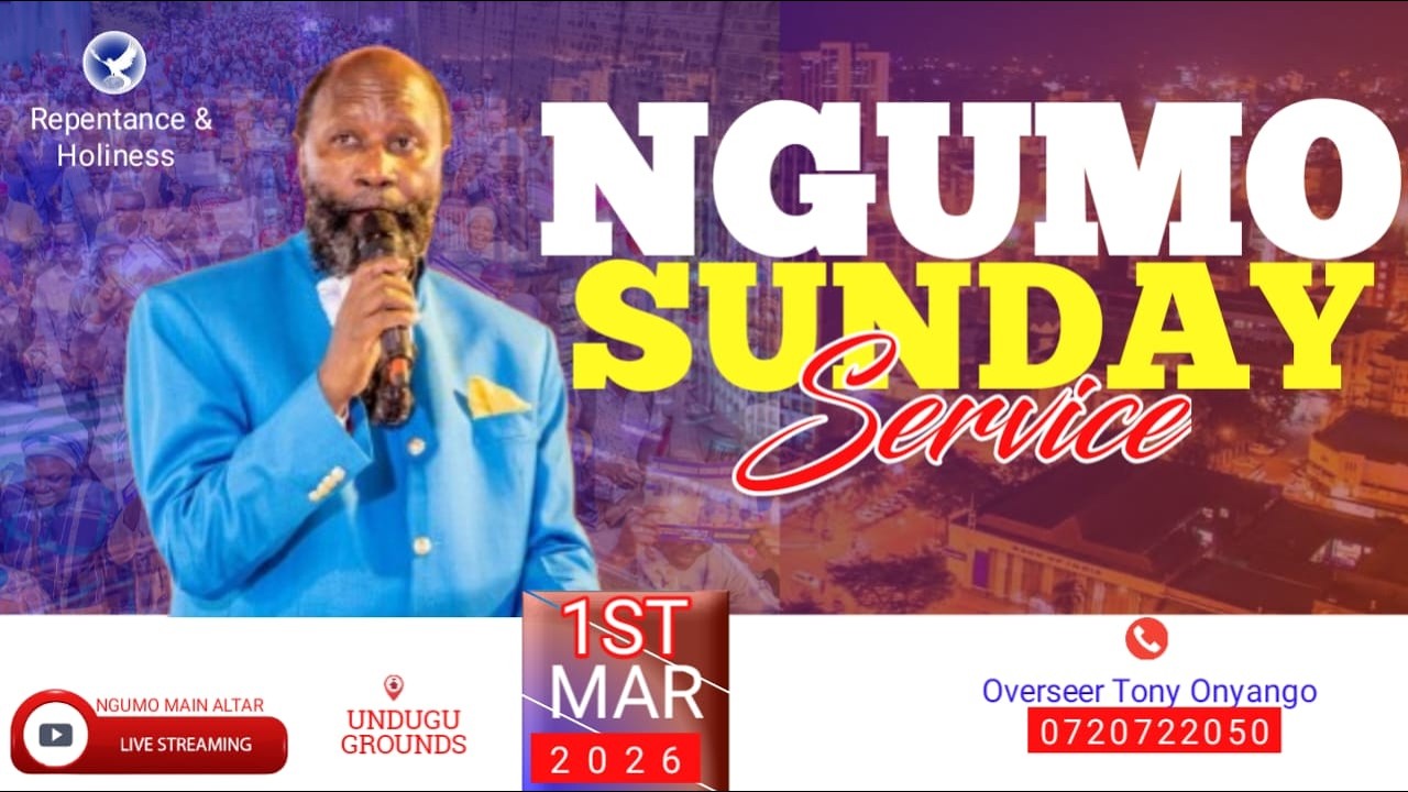 NGUMO MAIN ALTAR SUNDAY SERVICE || 01.03.2026