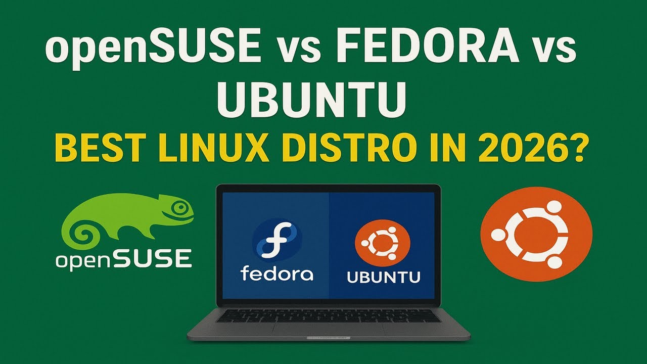 openSUSE против Fedora против Ubuntu &ndash; лучший дистрибутив Linux в 2026 году?