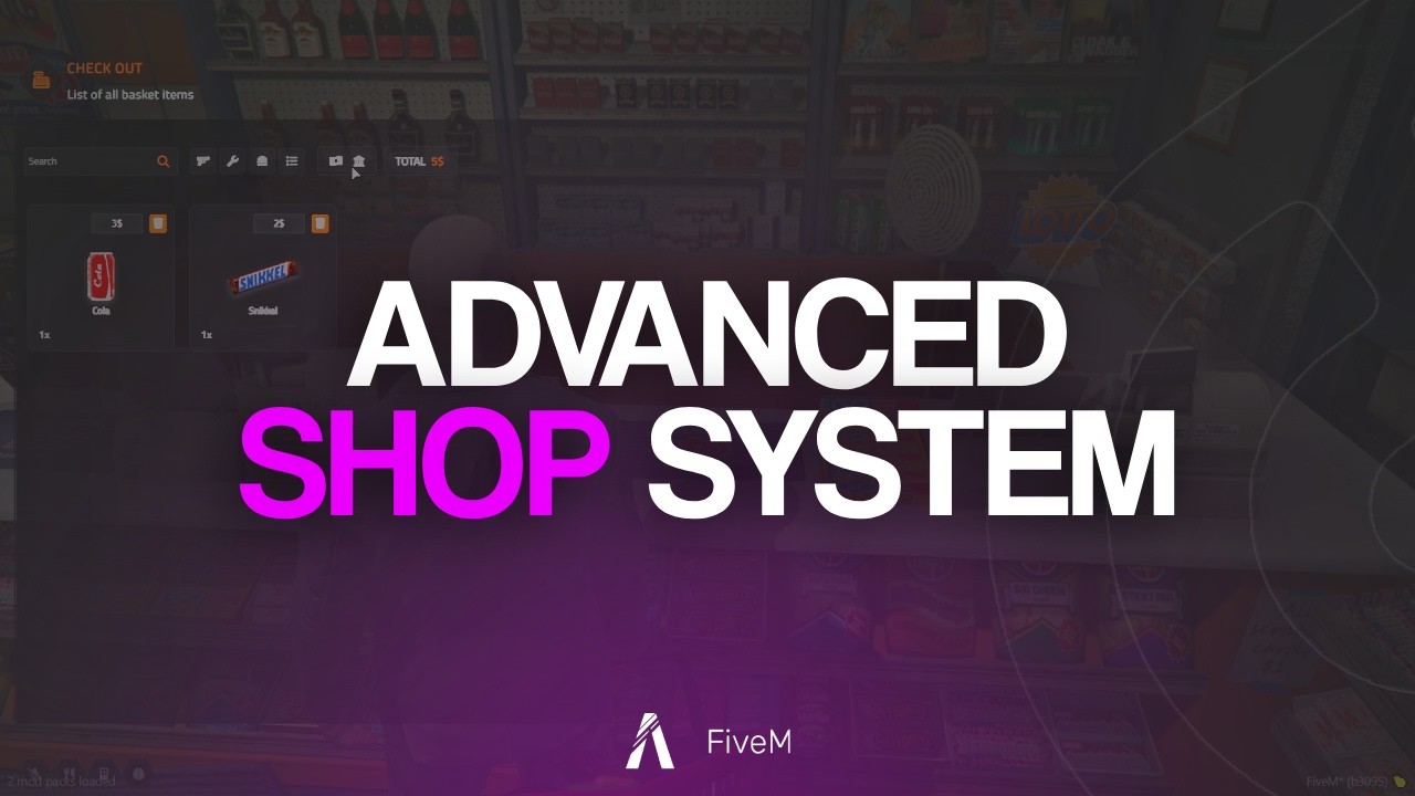 Advanced Shop System (QB/ESX/QBOX) &ndash; The Most Realistic FiveM Shopping Experience!