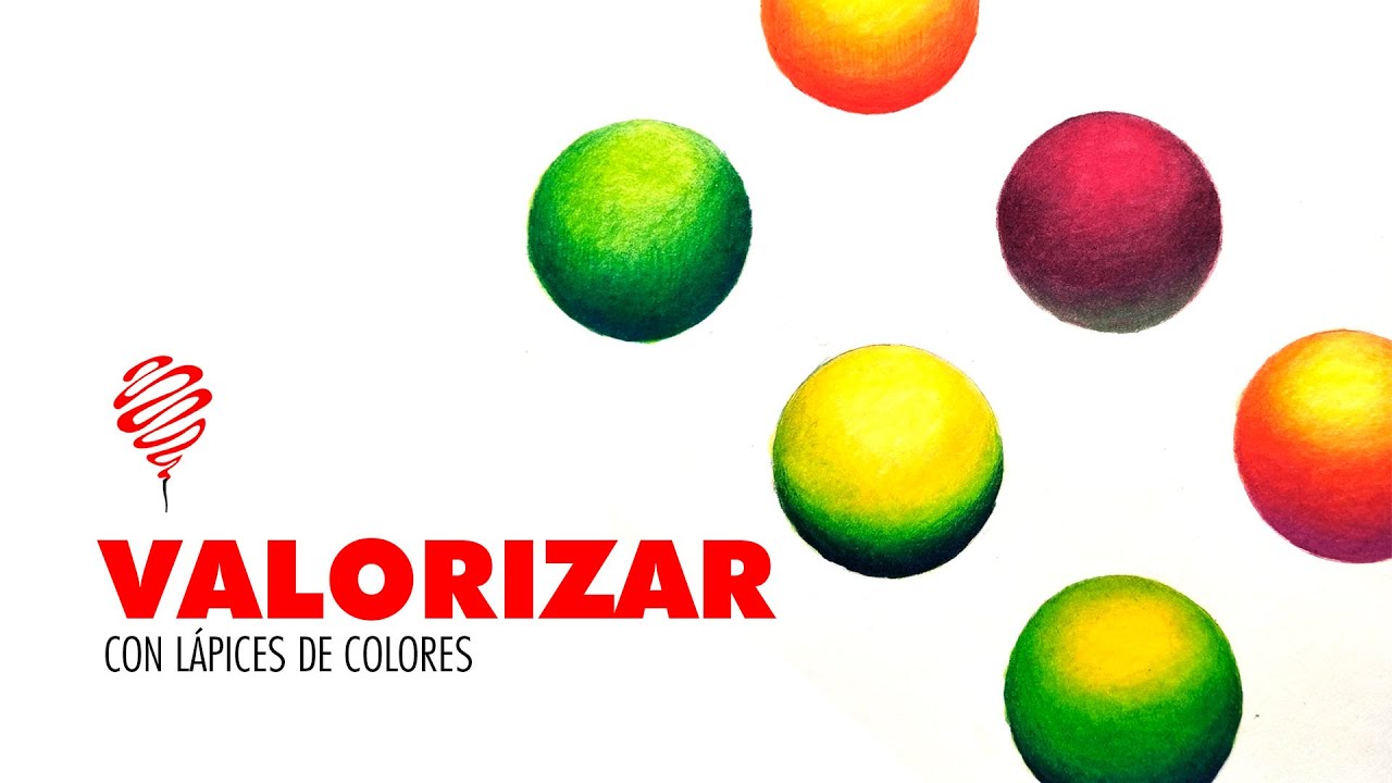 Valorización con lápices de colores