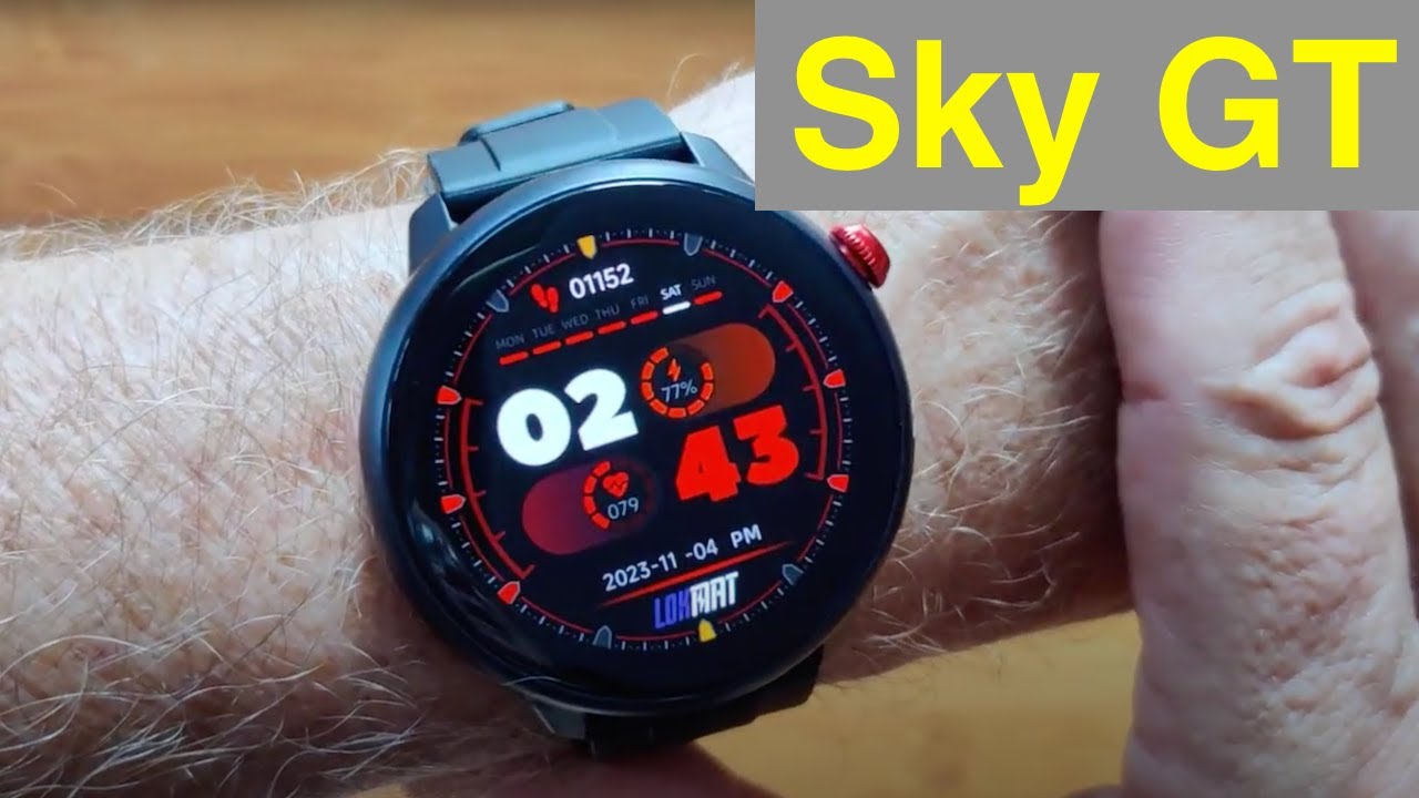 LOKMAT Sky GT 4G SIM Calling AMOLED 4GB Music IP67 Sports Smartwatch: Unboxing & 1st Look