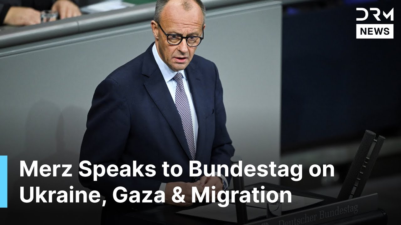 FULL SPEECH: German Chancellor Merz Speaks to Bundestag on Ukraine, Middle East, & Migration | AC1B