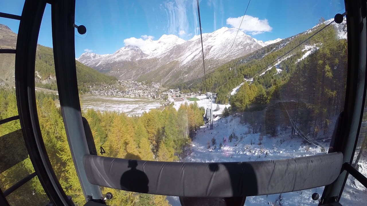 Gondelbahn Spielboden, Saas-Fee (Talfahrt)