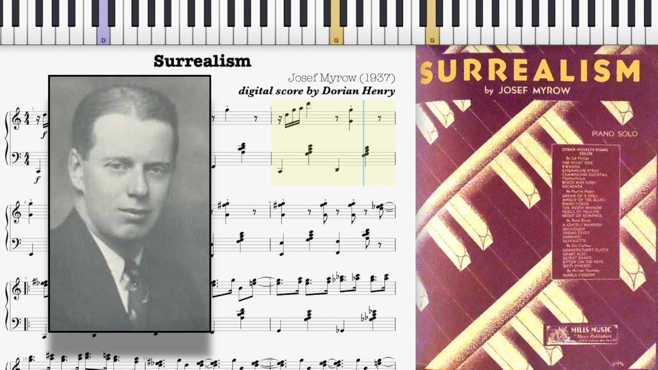 Surrealism by Josef Myrow (1937, Novelty piano solo)