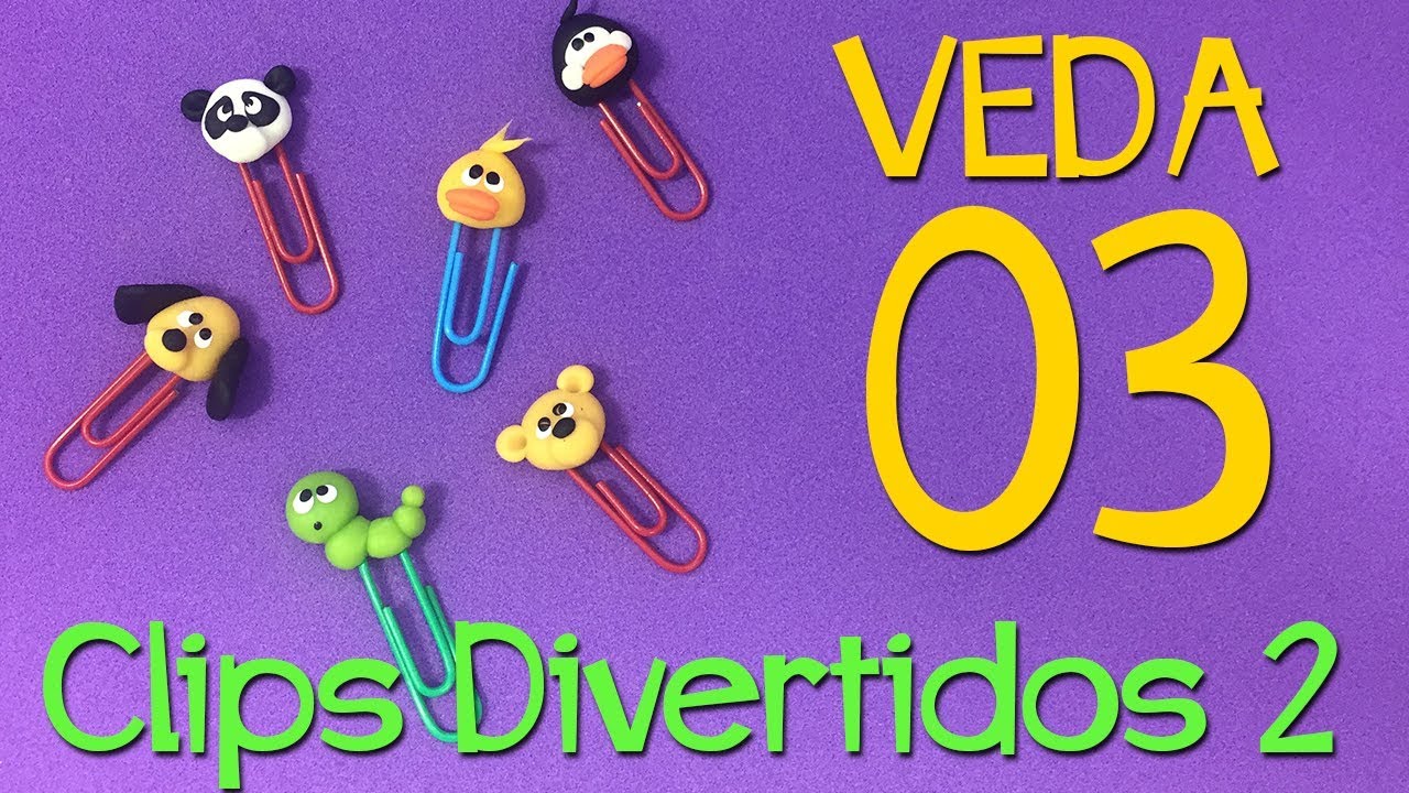 DIY - CLIPS DIVERTIDOS em Biscuit 2 - Sah Passa o Passo - 