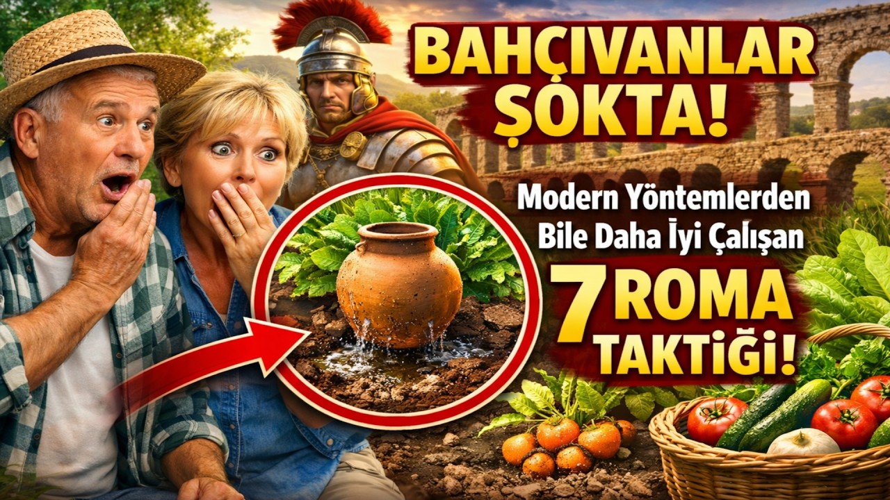 BAHÇIVANLAR ŞOKTA: Modern Yöntemlerden Bile Daha İyi Çalışan 7 Roma Taktiği