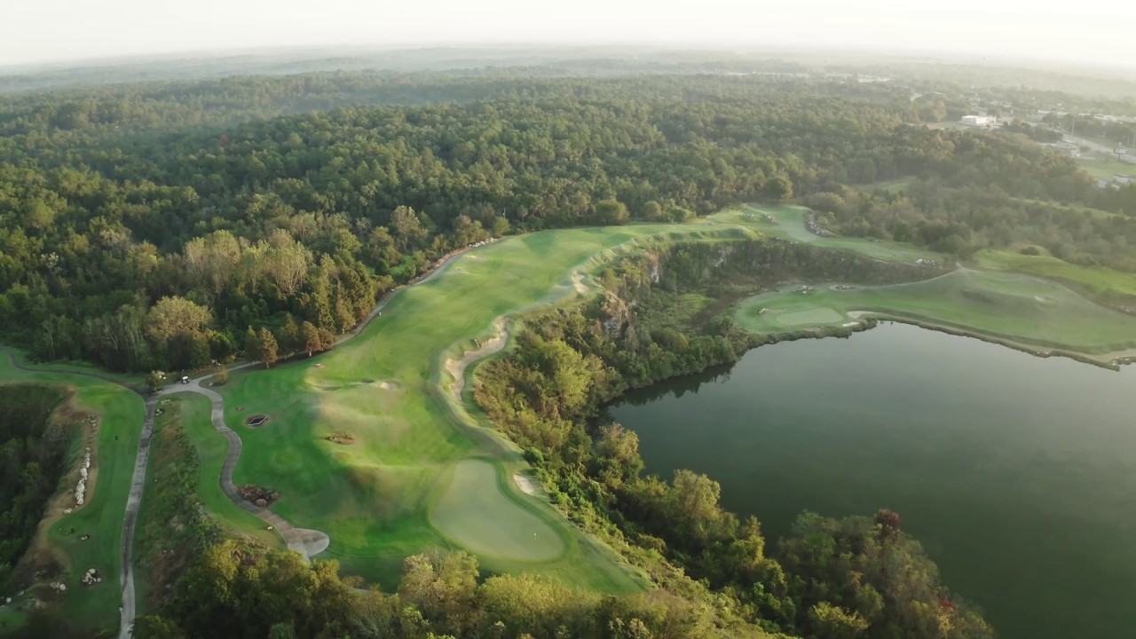 Drone Video Fly-Over | Black Diamond's World-Famous Quarry Golf Course | Lecanto, Florida