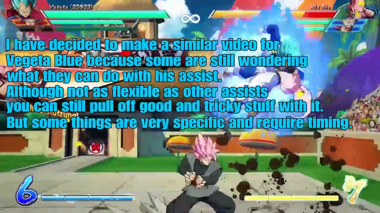 DBFZ | Vegeta (SSGSS) How To Use His Assist