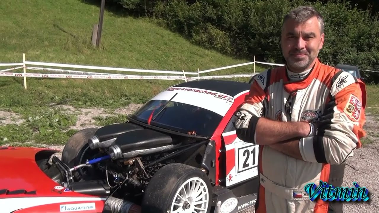 Crash Onboard - Vláďa Vitver - Audi WTTR - Dobšiná 2012 - FIA European Hill Climb Championship