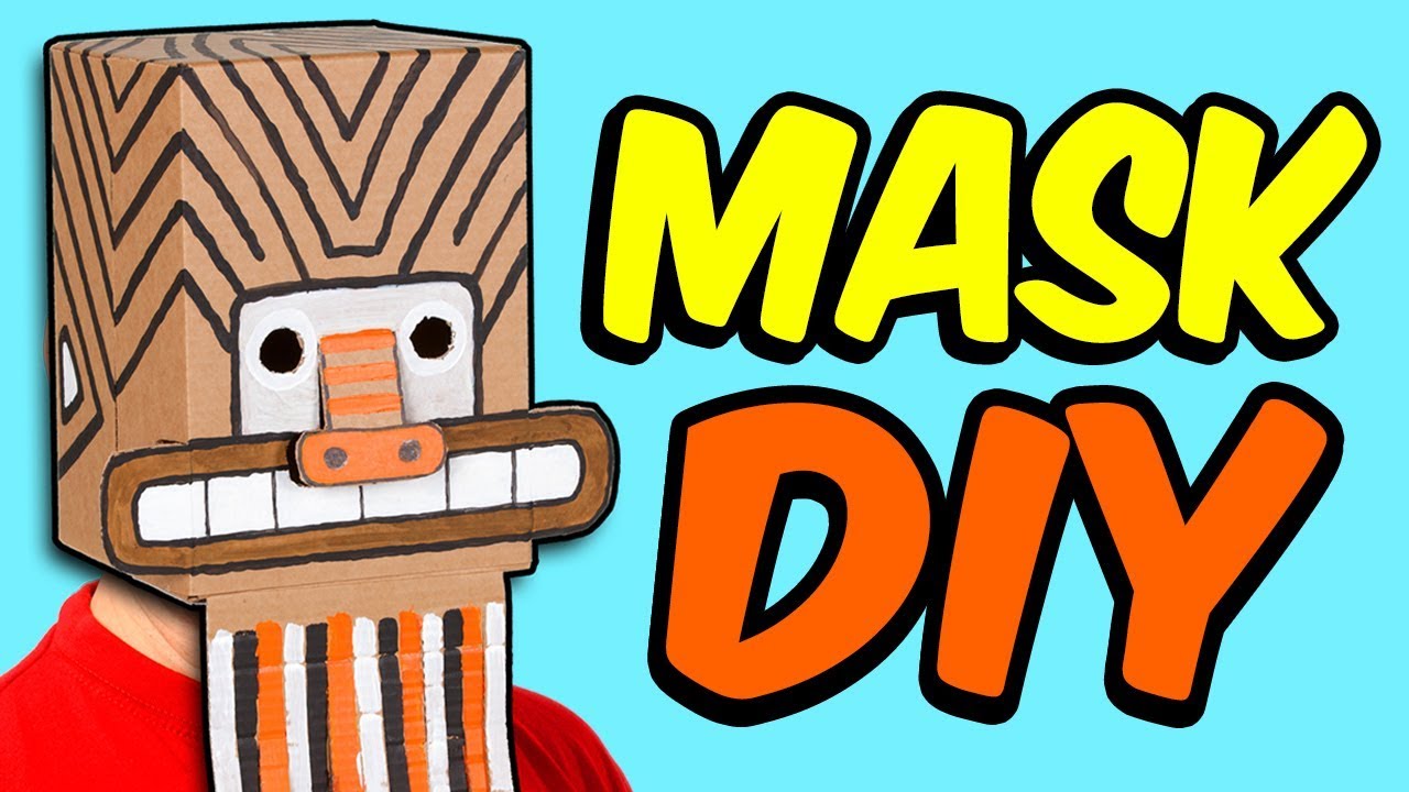 Craft Ideas with Boxes - Tribal Mask | DIY on BoxYourSelf
