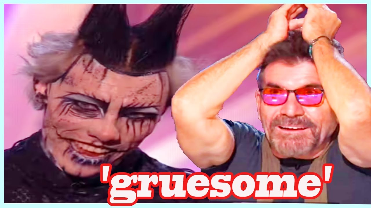 BGT fans 'can't look away' as 'gruesome' act leaves Simon Cowell speechless