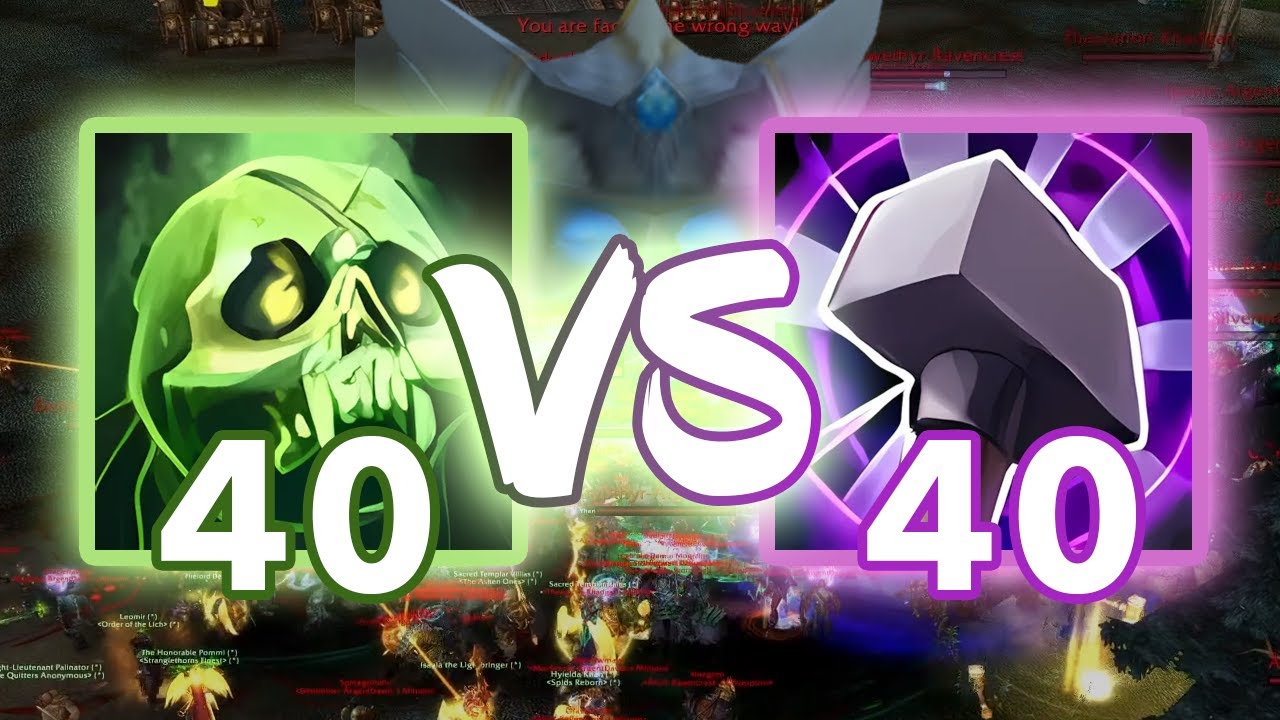40 Retribution Paladins VS 40 Unholy Death Knights [DPS Tournament – Battle #2]