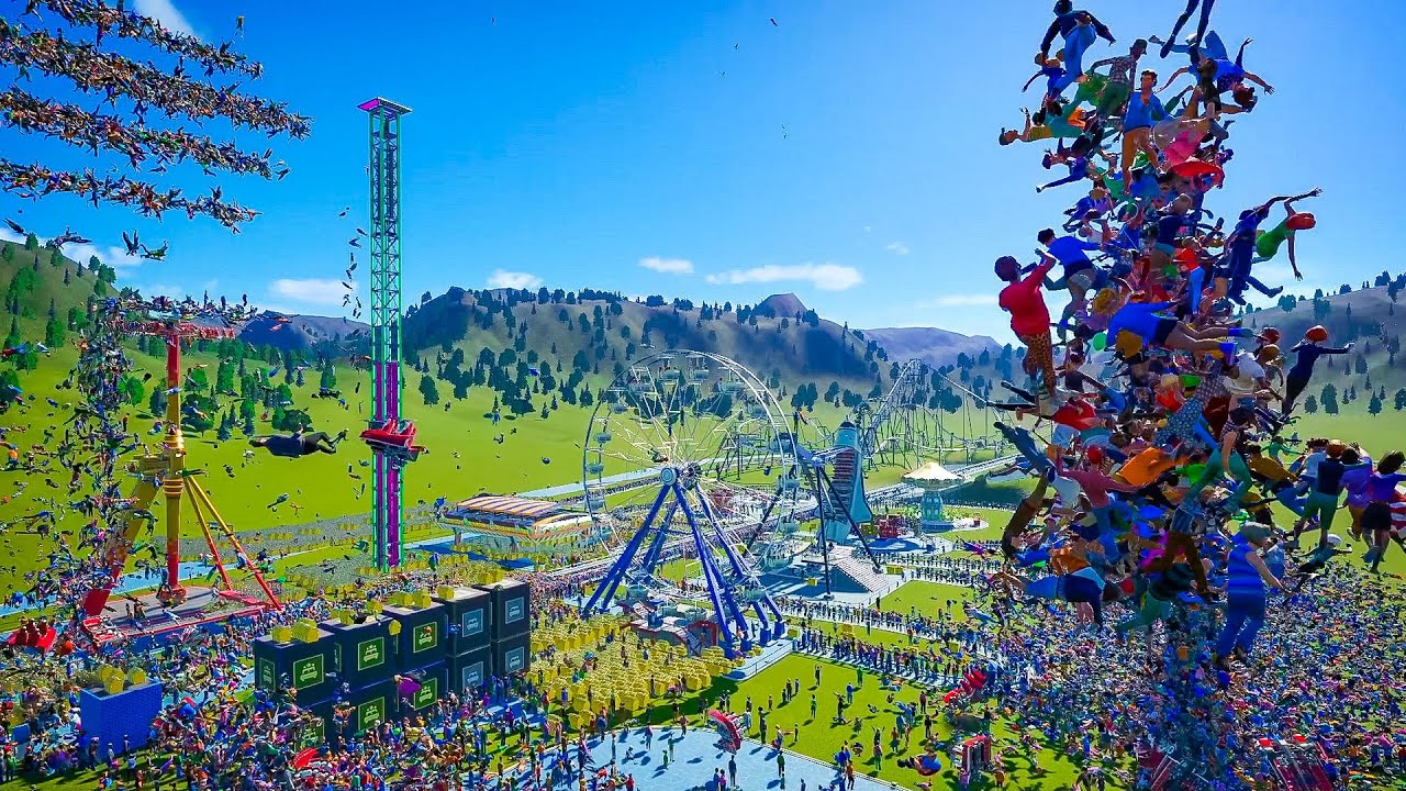 I Made a Theme Park that has a 0.01% Survival Rate in Planet Coaster