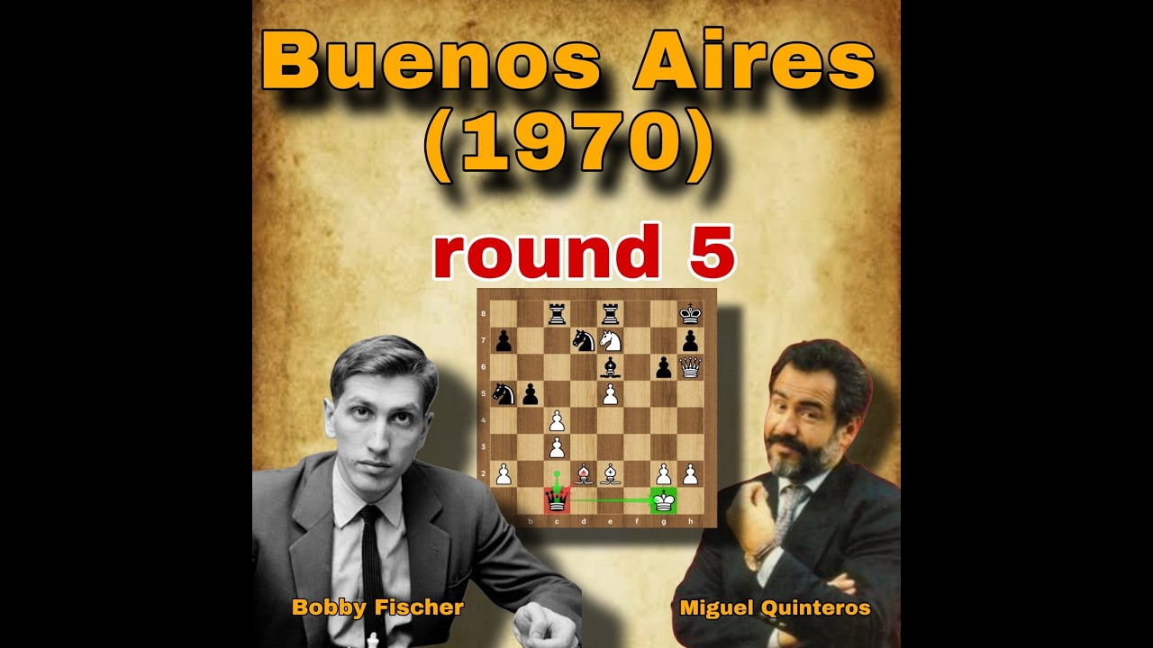 Miguel Quinteros vs  Bobby Fischer | round 5 | Buenos Aires (1970)