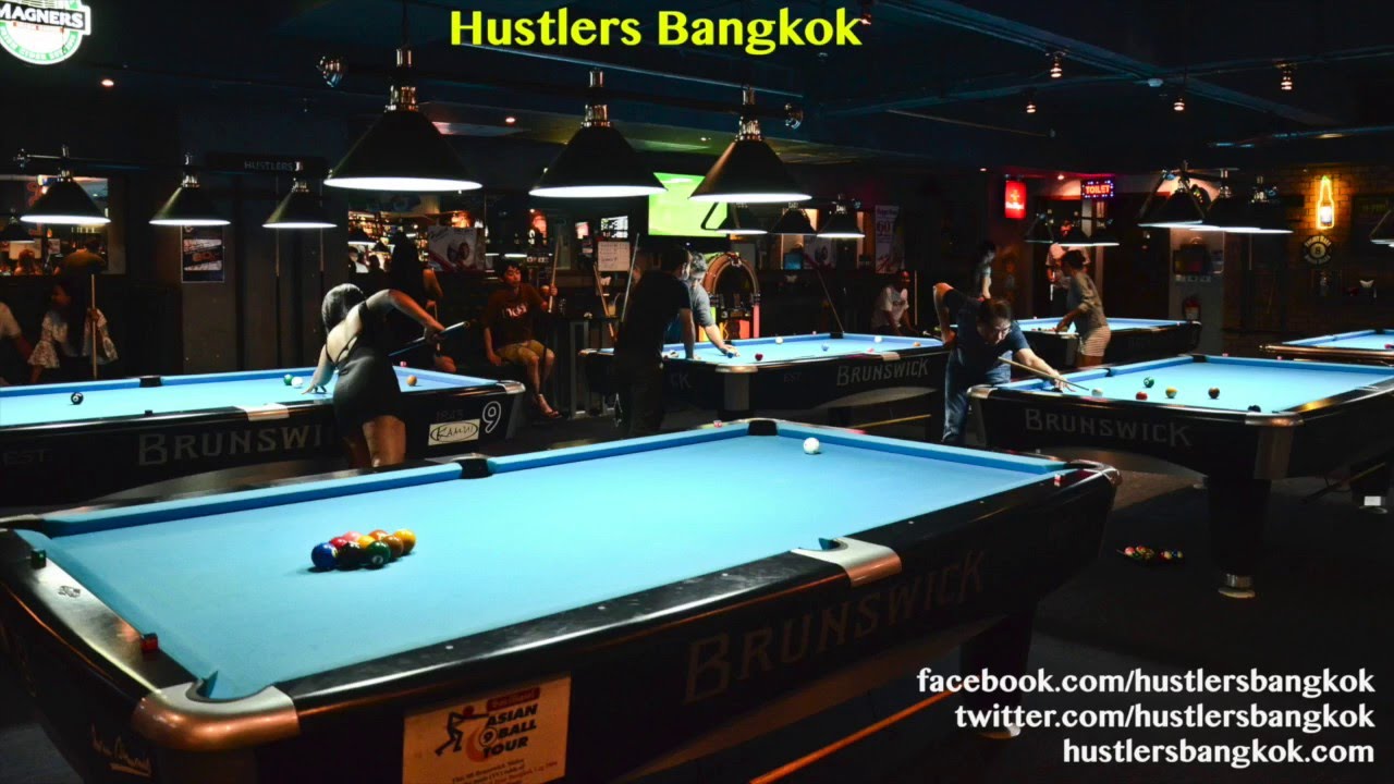 Pool Hall Time Lapse at Hustlers Bangkok