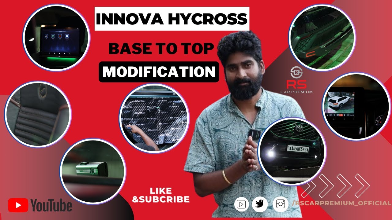 Innova Hy cross Base to Top Modification | Bangalore @rscarpremium_official