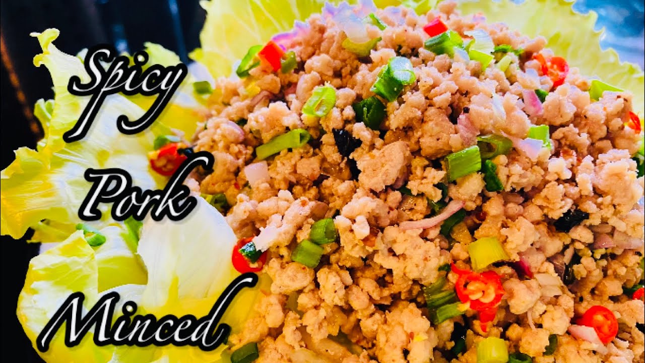 Spicy Minced Pork || Easy Recipe