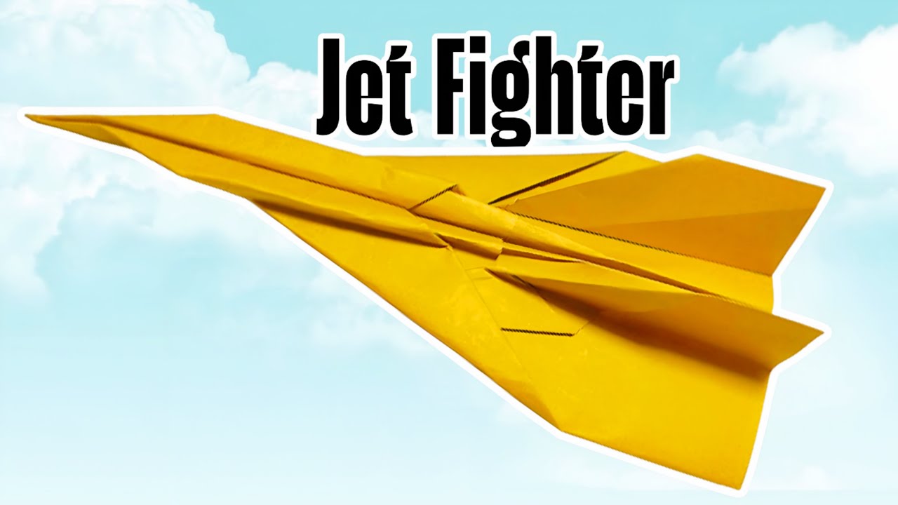 The Secret to Making a SUPER Fast Paper Airplane | How to Make an Origami Jet Airplane for Kids
