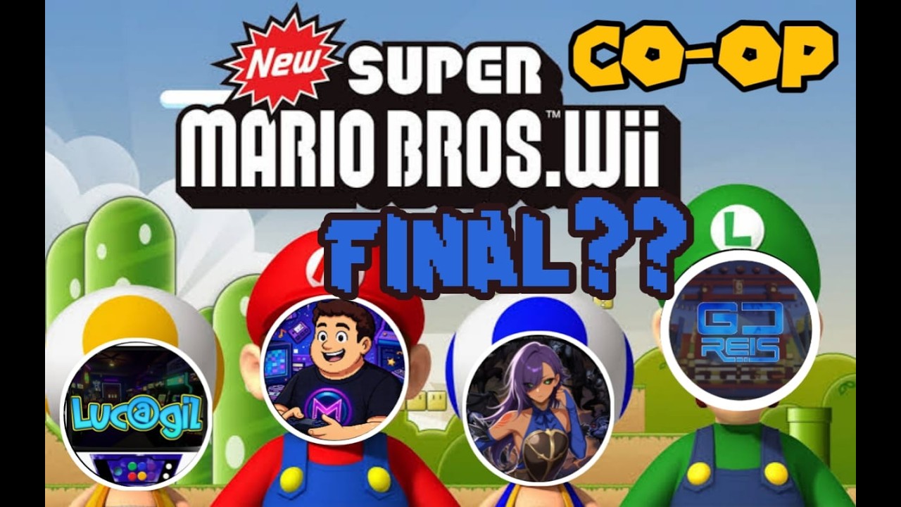NEW SUPER MARIO BROS. WII - CO-OP - parte FINAL?  @lucagil64 @GD-reis @Pyro_Nox   SHORT #rumoa5k