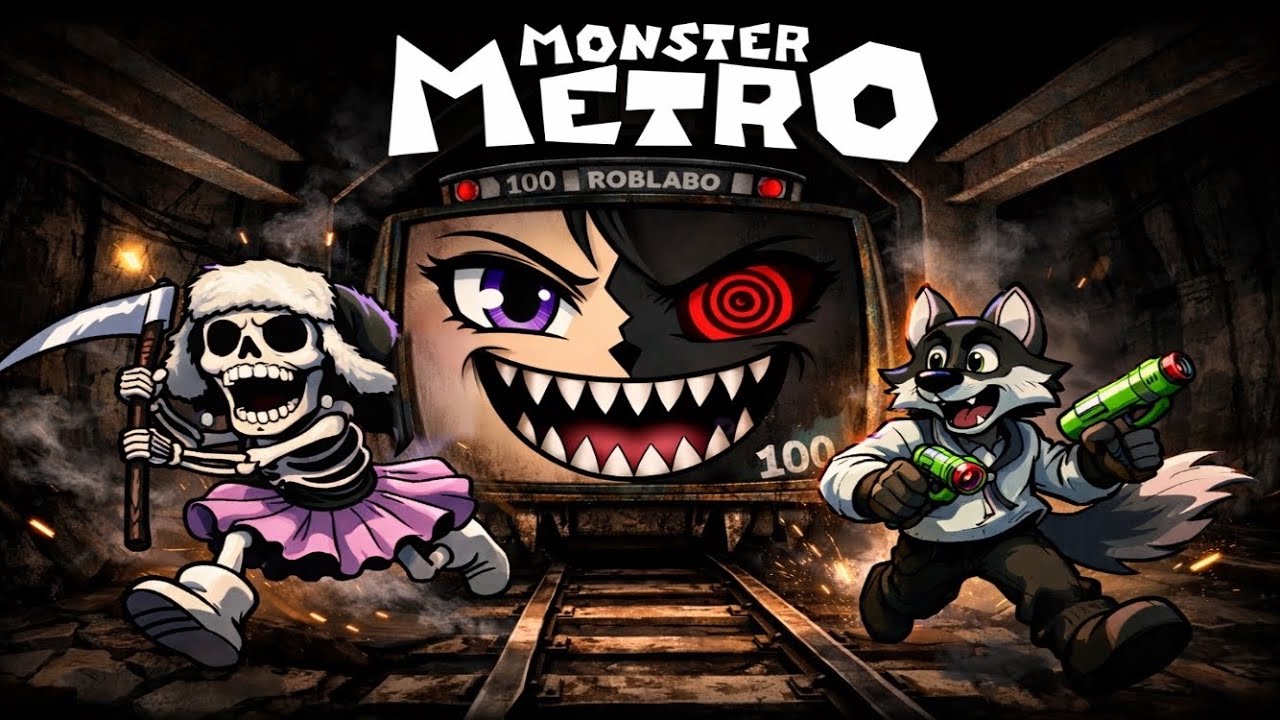 We Tried to Survive Roblox Monster Metro… It Went Horribly Wrong