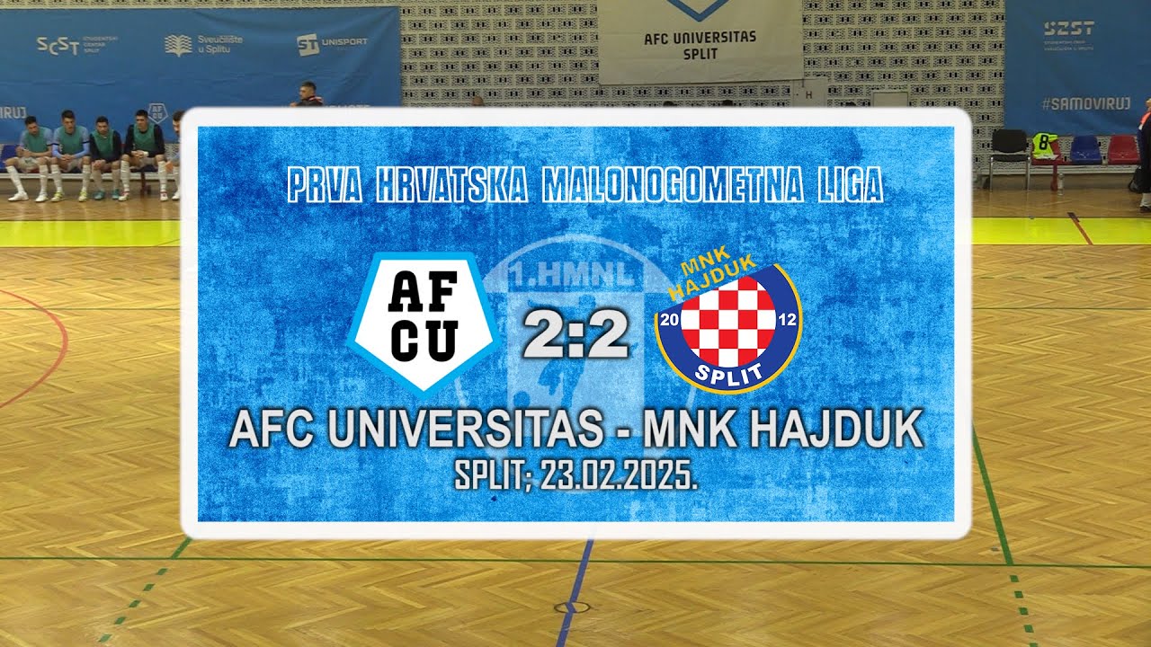 UMN_TV  1HMNL_AFCU - MNK Hajduk (Sažetak)
