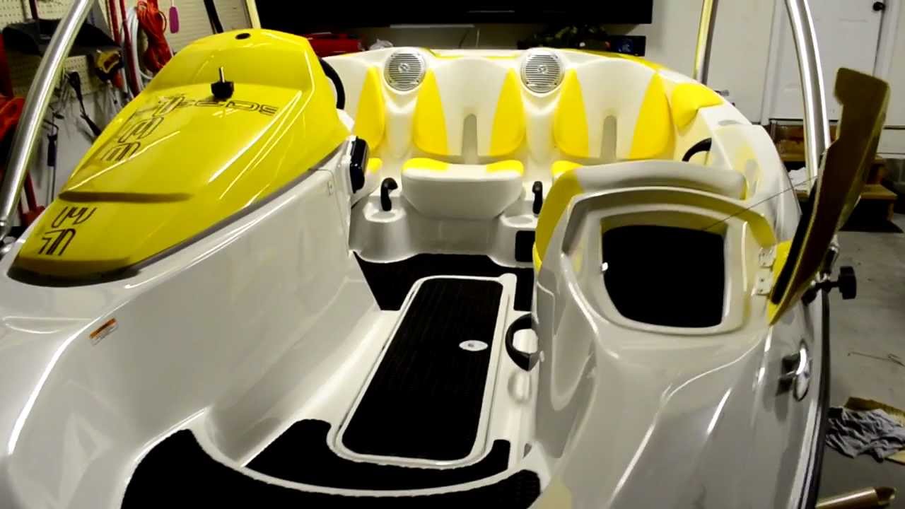 SeaDoo Speedster 150 Hydro Turf Install and Cooler Drain Problem and Fix