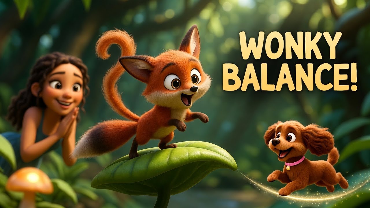 The Wonky Jungle Dance 🦊 | Funny Learning Song Kids Love (Parent Approved)