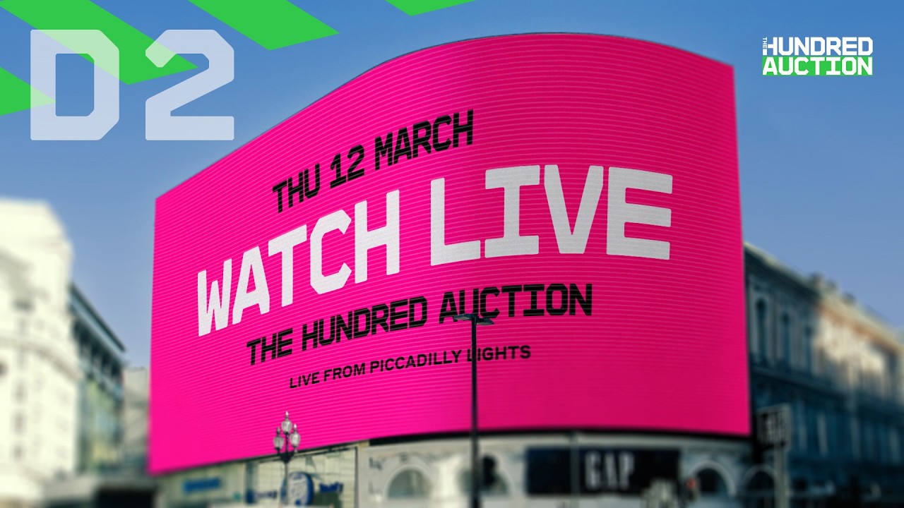 🔴 WATCH Live | Day 2: The Hundred Auction | Thursday 12th March |
