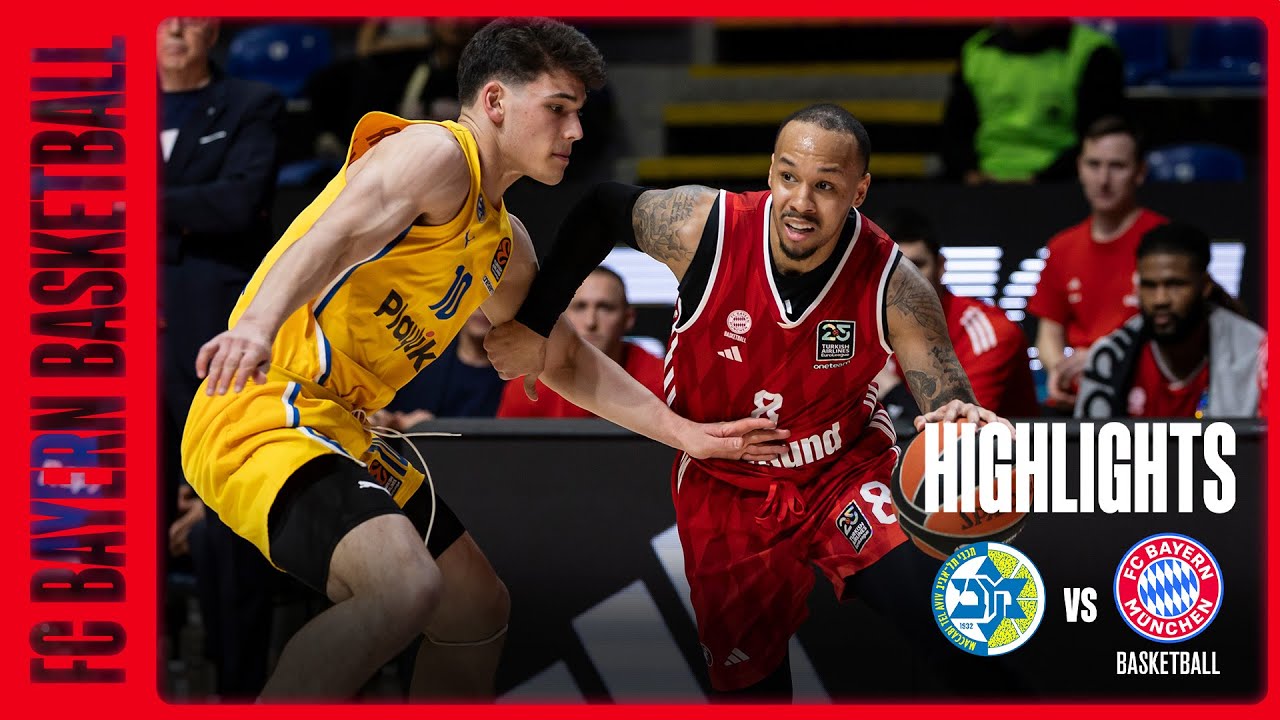 FC Bayern München Highlights | Maccabi Tel Aviv - FCBB 93:90 | EuroLeague 24/25 | 33. Spieltag