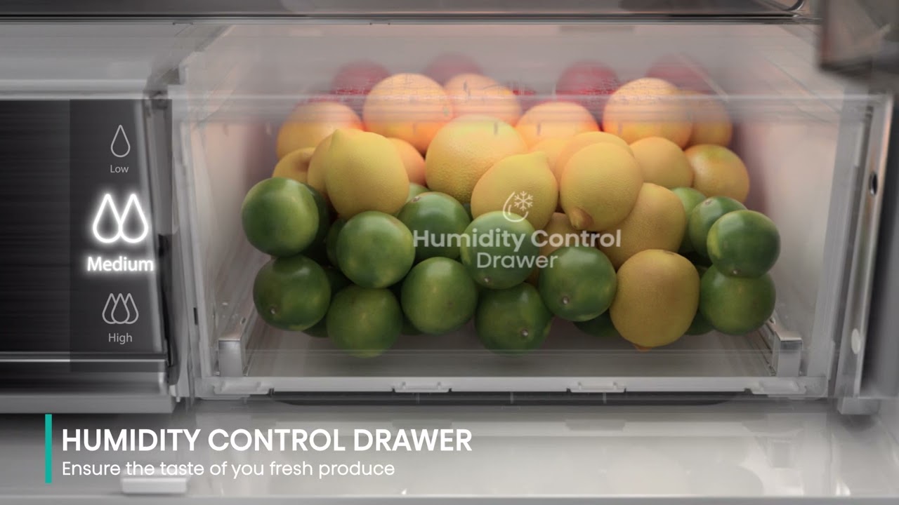 Hisense: RQ768N4GVE KitchenFit Fridge Freezer