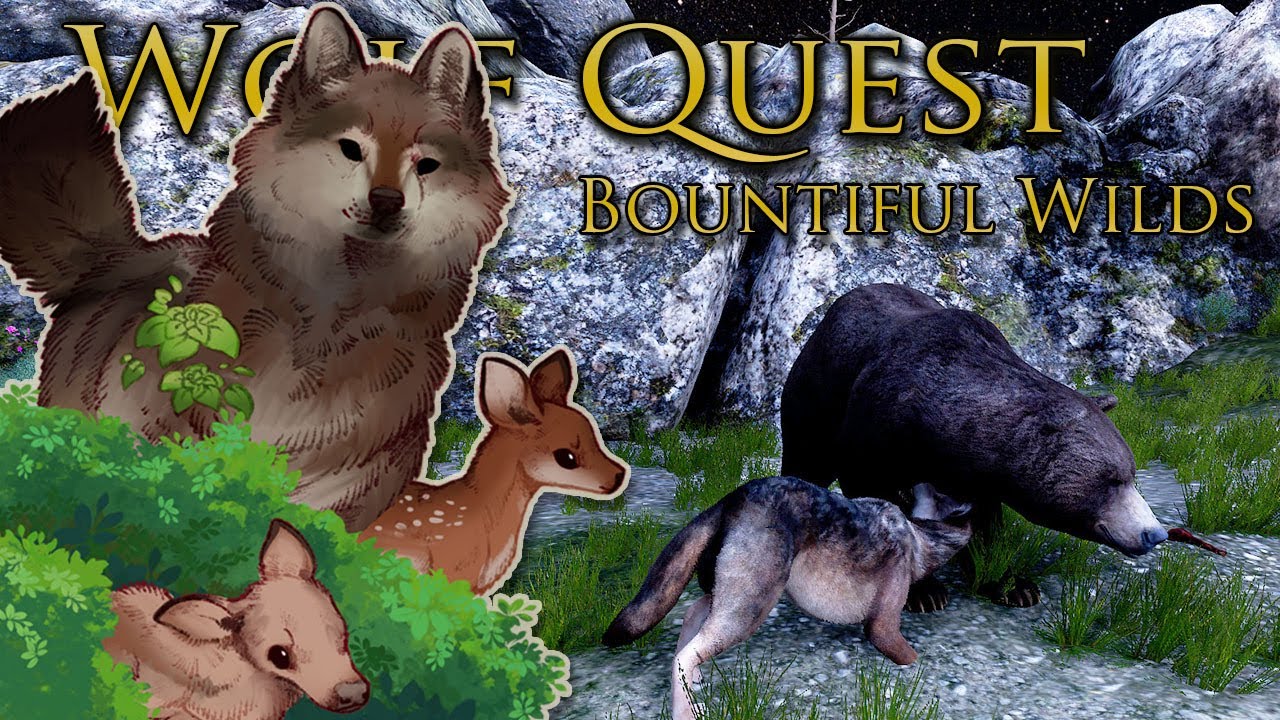 Медведь лезет в волчье логово?! 🐺 Wolf Quest: Bountiful Wilds • #18
