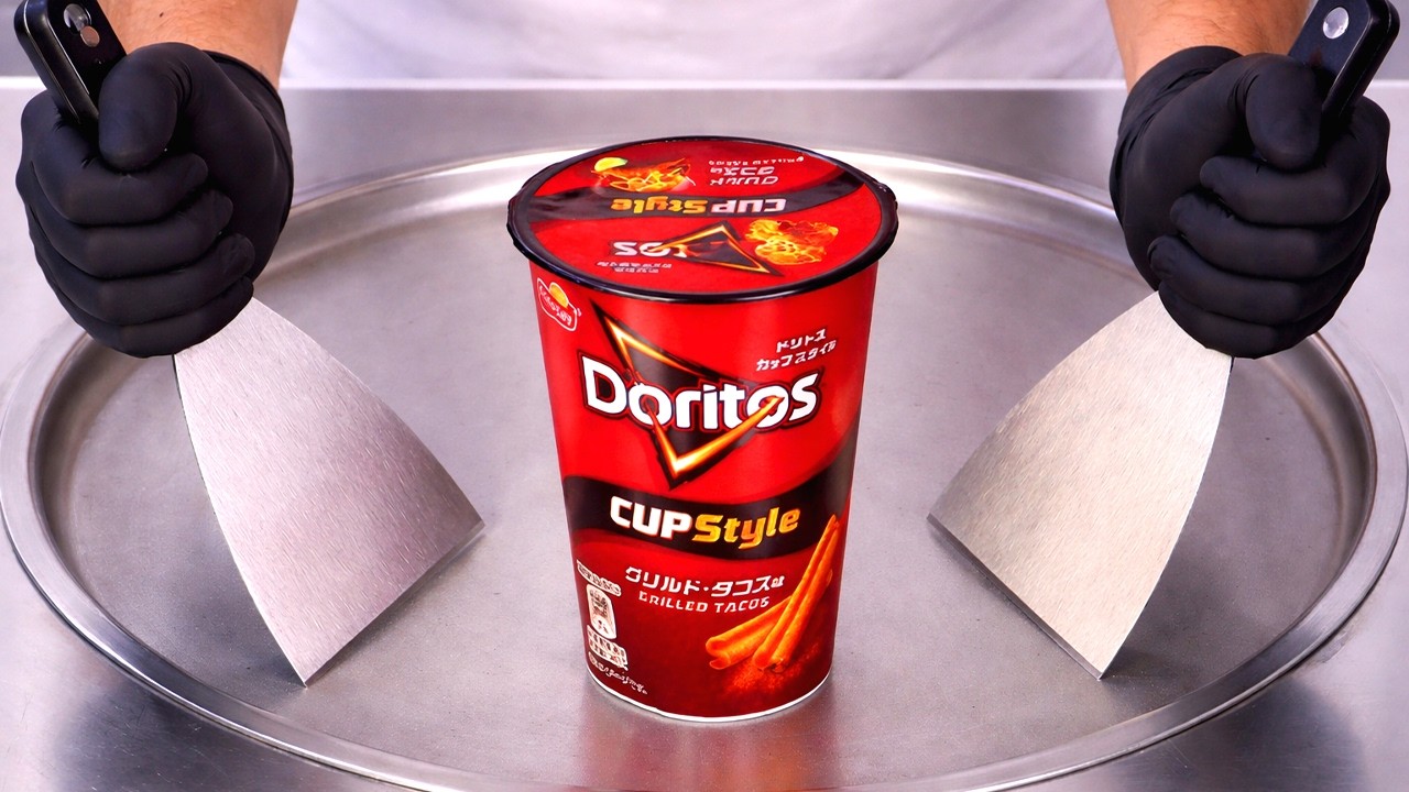 Doritos Cup Style Grilled Tacos - Ice Cream Rolls | Satisfying Visual ASMR