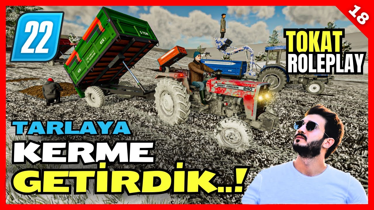 TARLAYA GÜBRE GETİRDİM | 10 KASIM ÖZEL | FS22 GERÇEK HAYAT | MEDRP TOKAT 18.BÖLÜM