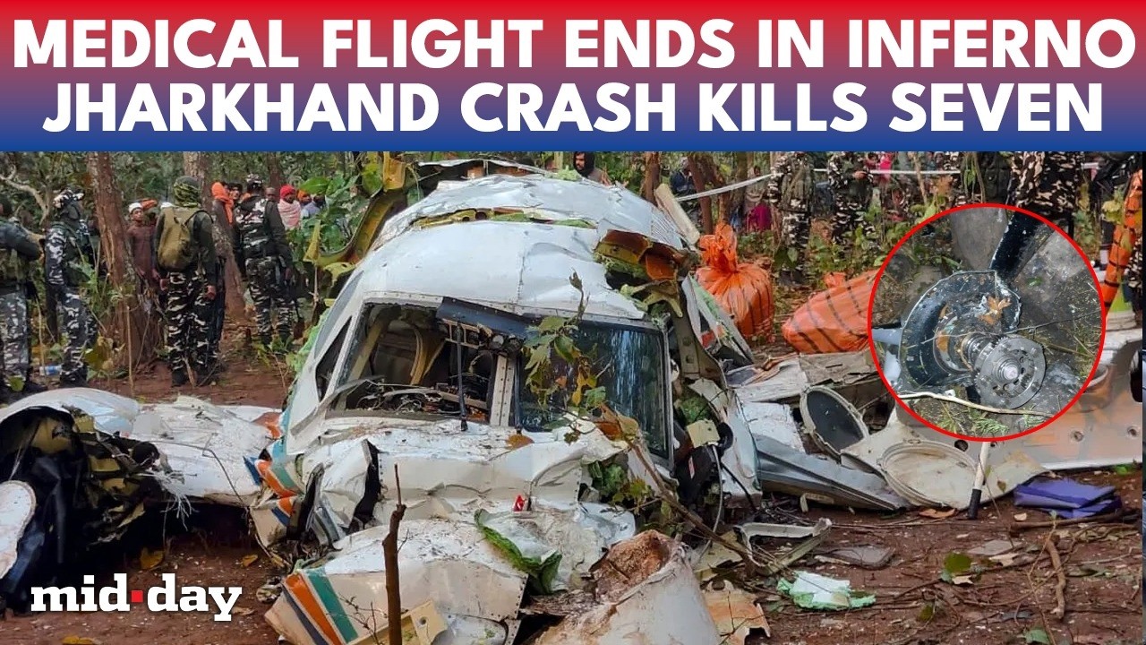 Jharkhand Air Ambulance HORROR Crash Kills Seven | Probe Demanded Into Redbird Airways Disaster
