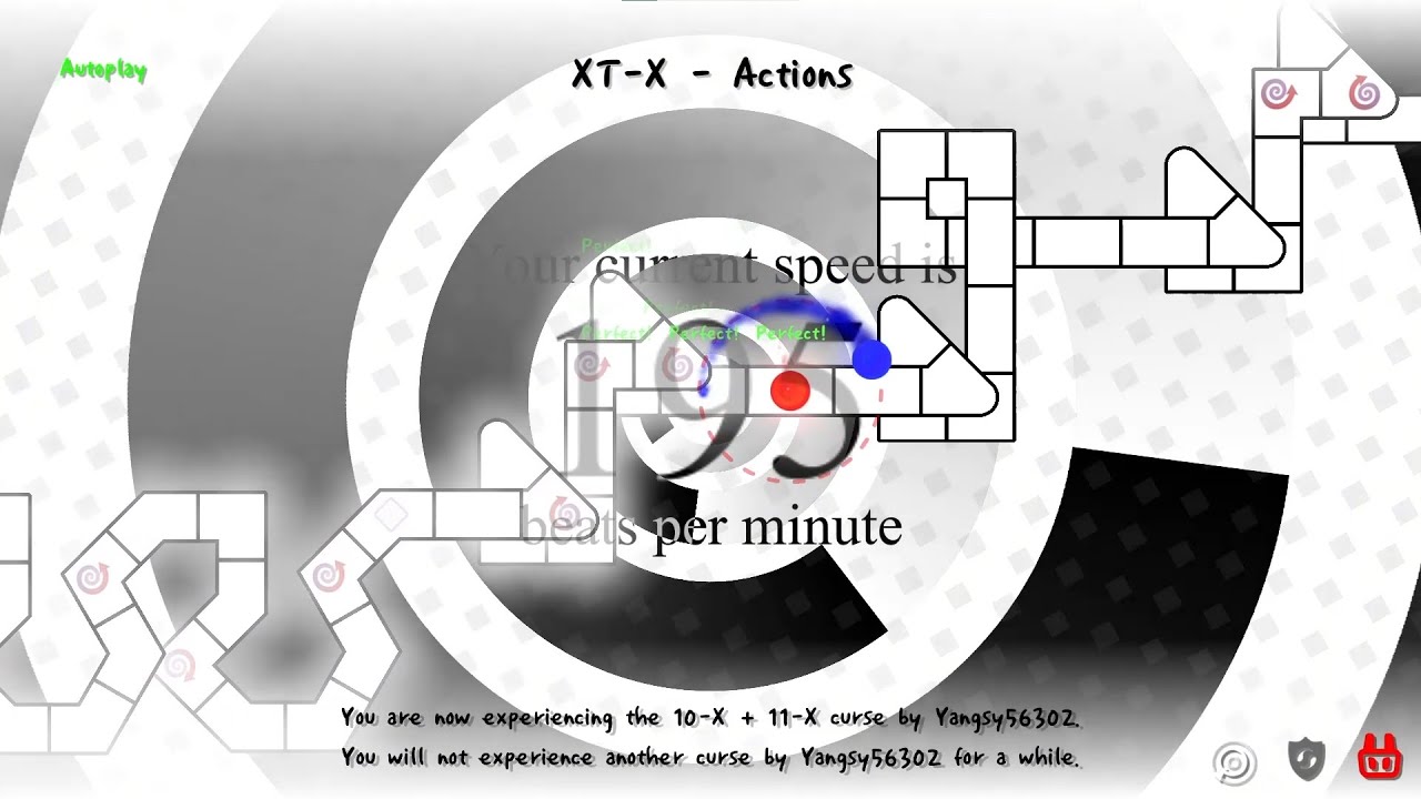 [ADOFAI Cursed] XT-X Actions