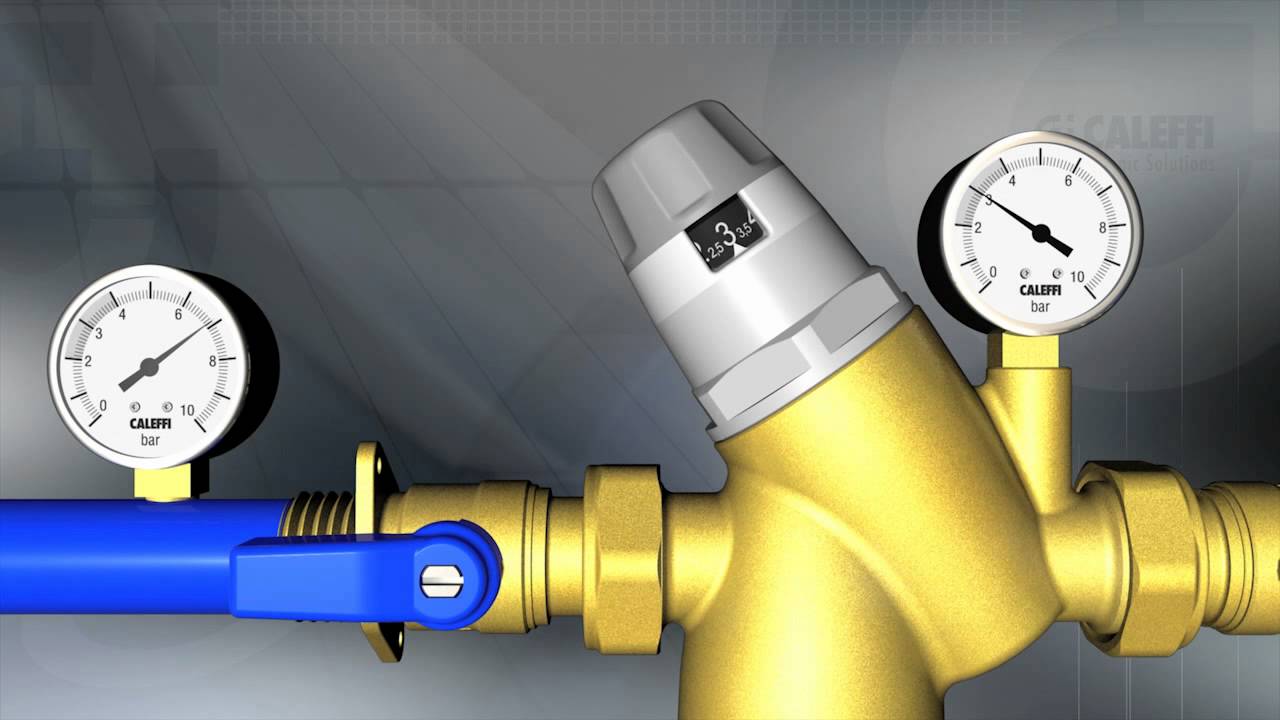 Pre-adjustable pressure reducer - HVAC