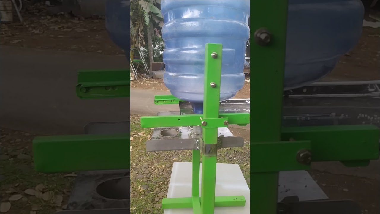 alat takar kedelai tempe sederhana/for filling plastic bag tempeh
