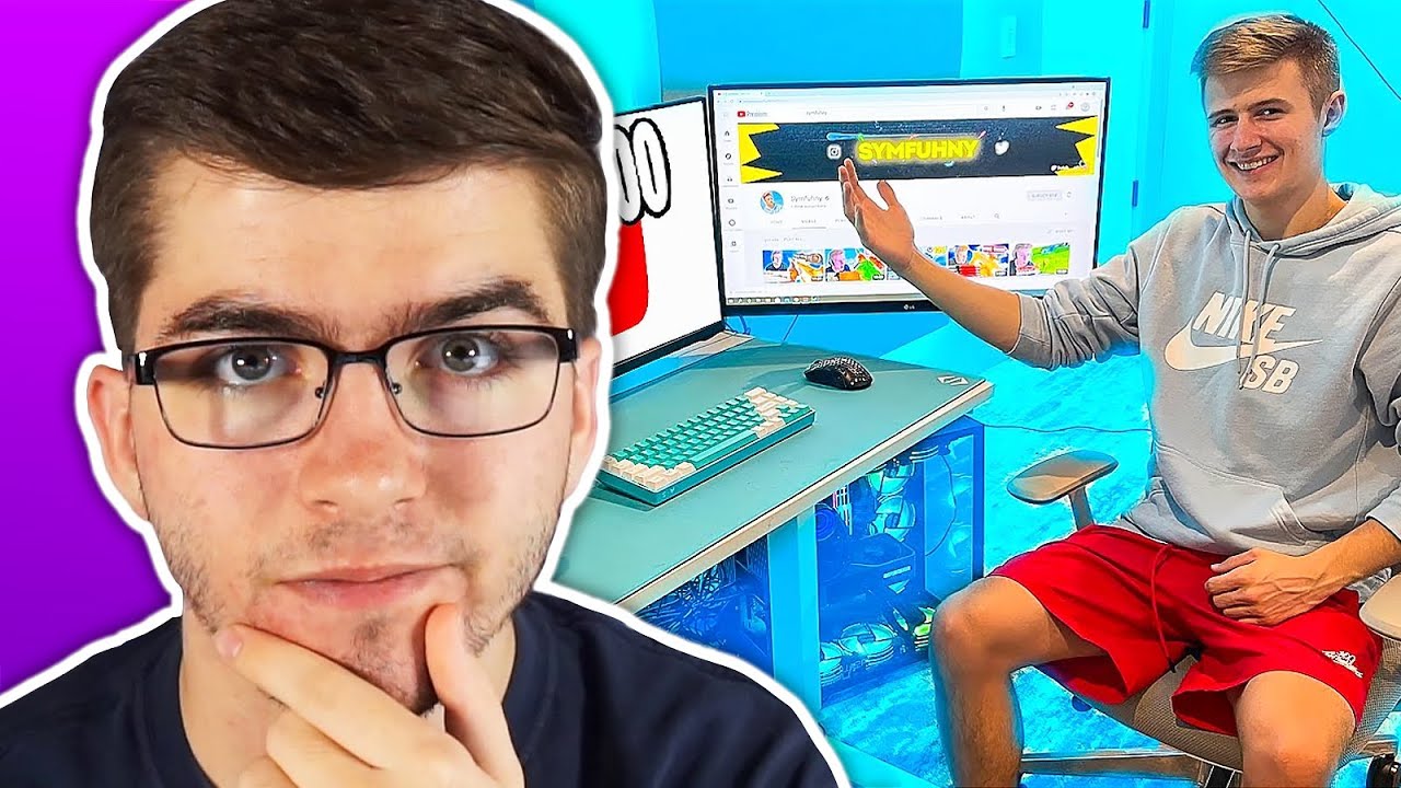 Reacting To Symfuhny $20,000 Gaming Setup Tour!