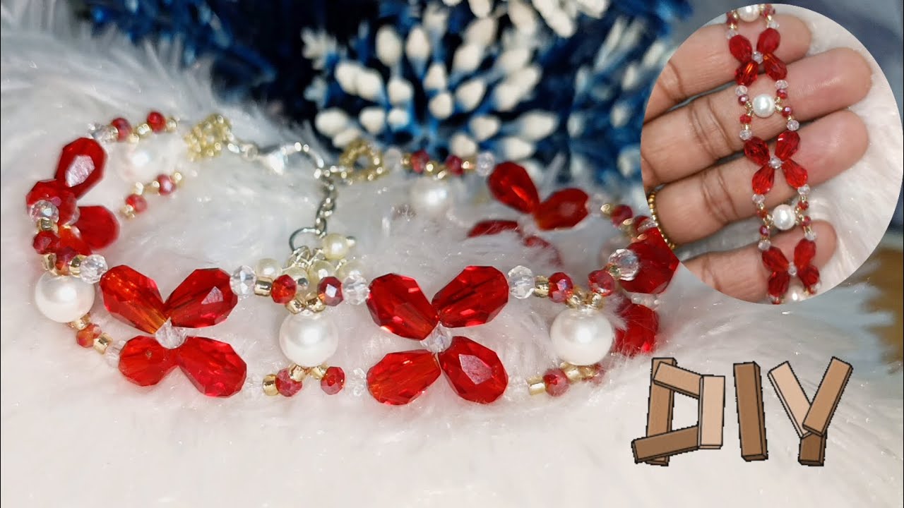 𝐀𝐞𝐬𝐭𝐡𝐞𝐭𝐢𝐜 𝐁𝐫𝐚𝐜𝐞𝐥𝐞𝐭 𝐌𝐚𝐤𝐢𝐧𝐠 𝐚𝐭 𝐇𝐨𝐦𝐞❤️‍🔥/Diy Bracelet At home #diy #easy #aesthetic