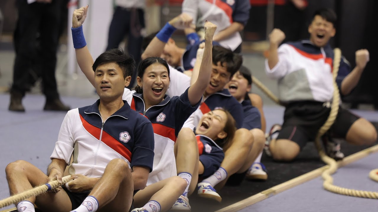 室內拔河錦標賽 混合580公斤台灣奪冠