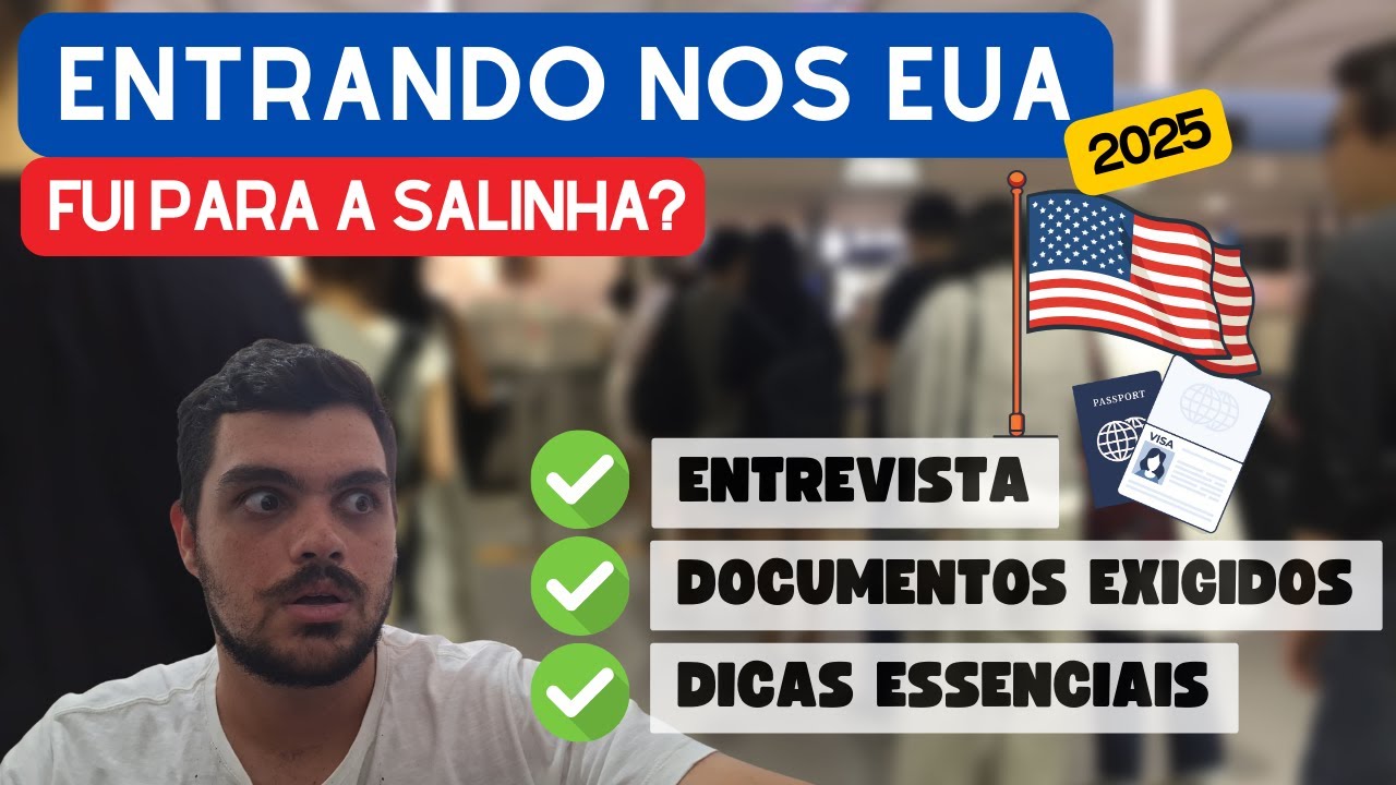 COMO FOI MINHA IMIGRA&Ccedil;&Atilde;O NOS EUA 2025 COM VISTO B1/B2! DICAS ESSENCIAIS! 🚨