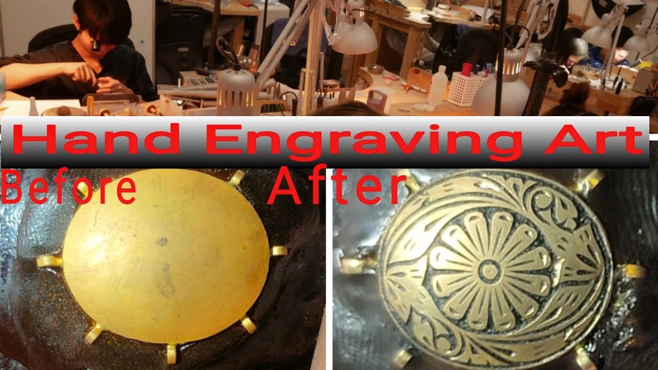Hand Engraving Art | Engraving Ideas | Metal Engraving | sonumeenakar | jewellery making | jewellery